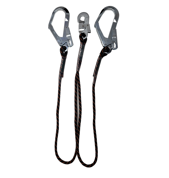 ARESTA Scaff Restraint - Twin 2m Adjustable Rope Lanyard - AR-02301 15