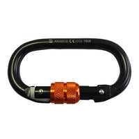 ARESTA Oval Screw-Gate Steel Carabiner - PJ-501